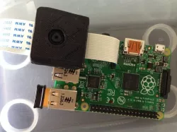 Raspberry Pi camera case/enclosure (remeshed for low vertex count)