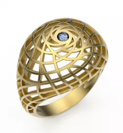 Ring Sphere Dome 3D print model