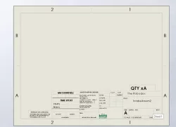 Robodox 599 Drawing Template