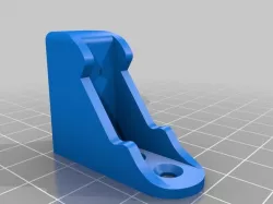 Rod holder for 8mm rod (e.g. for roof window shade)