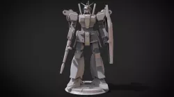 RX-78 GP01 Gundam-Full Burnen 3D print model