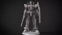 RX-78 GP01 Gundam-Full Burnen 3D print model