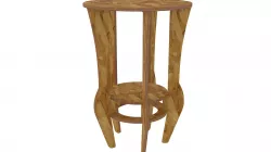 Small table for CNC router or laser cut 3D print model