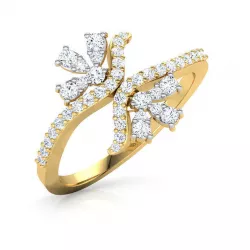Split Floret Ring 3D print model