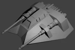 Star Wars SnowSpeeder 3D print model