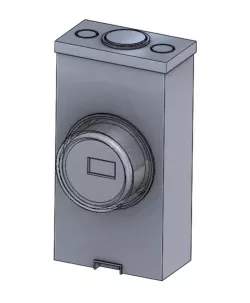 Stock Square D 200 Amp electric meter