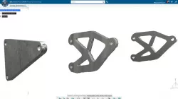 Topology optimization brackets