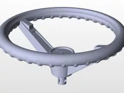 volante de plastico, plastic steering whl