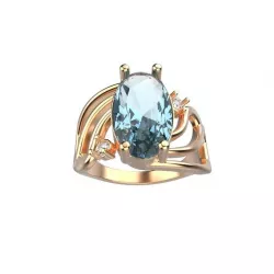 Womens ring 3D print model