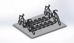Стойка велосипеда / Bike Rack
