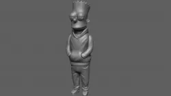 Bart Simpson 3D print model