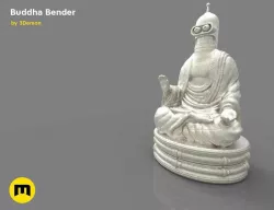 Bender Buddha Statue  3D print model