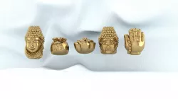Budha charm pandora 3D print model