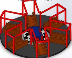 car parking plaza model