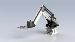 [Component] Robot Arm 3DOF | Lengan Robot 3DOF Dengan Akrilik