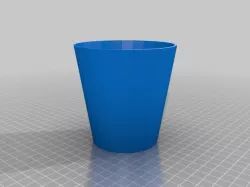 Cone speaker housing