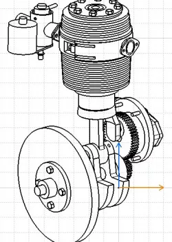 Drafting of Barr & Stroud Engine