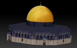 for 3D print Dome of the Rock Jerusalem Aqsa wrl stl model 3D print model