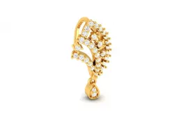 Gold Pendant With Diamonds 42 3D print model