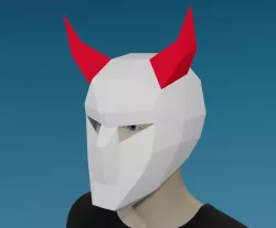 horned MASK papercraft