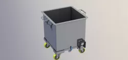 Hot liquid transport tank (125 L)