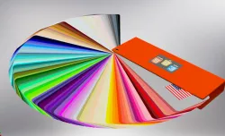 HTML 140 Named Colors (US & UK) Fan-Deck