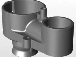 Makita RT0700C Vacuum adapter