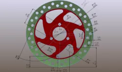 MINI BIKE AND SCOOTER DISK BRAKE ROTOR 138MM FOR DIY PROJECT
