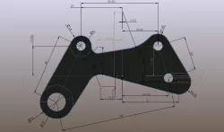 MOTORIZED MINI DIRT BIKES,  POCKET BIKES, MINI BIKES & SCOOTER REAR DISK BRAKE CALIPER BRACKET MOUNT  FOR PROJECT DIY