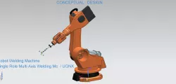 Multiple axis Robert welding m/C for BIW unit