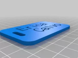 My Customized Customizer Version of luggage label