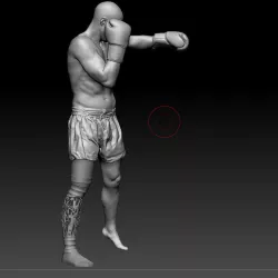 Paralympic athlete 3D model 3D print model