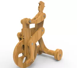 Pedaling Cyclist