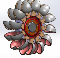 Pelton wheel