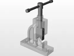 pipe vice assembly