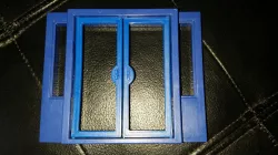 Playmobil System X police station door