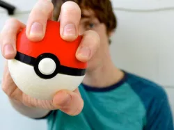 Pokeball, with magnetic clasp