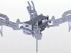 QUAD BOT (model for 3d print)