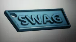 SWAG Keychain  3D print model
