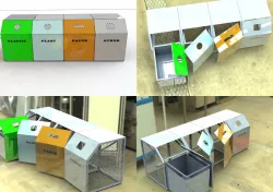 Trash sorting box