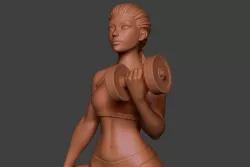 Woman Sport 3D print model