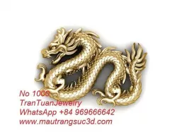 1000 Dragon For Pendant or Ring or Bracelets Men 3D print model