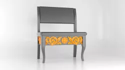 3d model of bench 3D print model