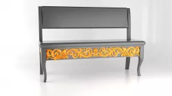 3d model of bench long 3D print model