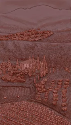 3D Panno Bas Relief for CNC Router 3D print model
