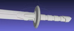 3D-Printable Asterisk War Toudou Sword And Sheath Cosplay Props 3D print model