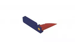 3D Printed Foldable 9cm Knife 3D print model