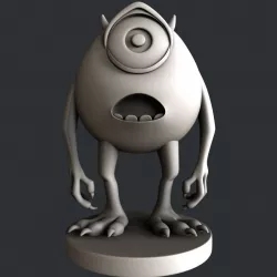 3d STL models for 3d printer  animatiob statue 3D print model