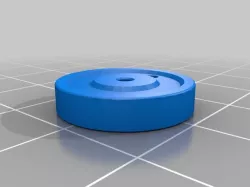45 Pound Bumper Plate Keychain