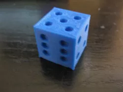 6 sided Dice 1in cubed